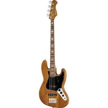 Бас гитара Harley Benton MV-4JB Natural 570468 фото