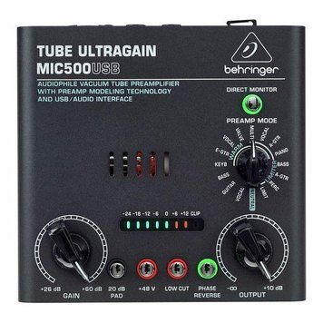 Микрофонный предусилитель Behringer MIC500USB 10455 фото