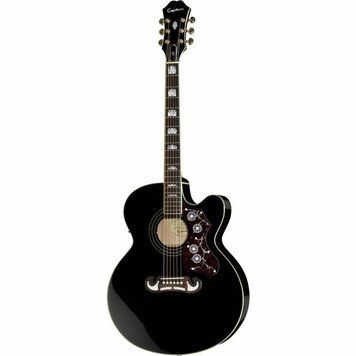 Акустична гітара Epiphone J-200 EC Studio BK 210116 фото