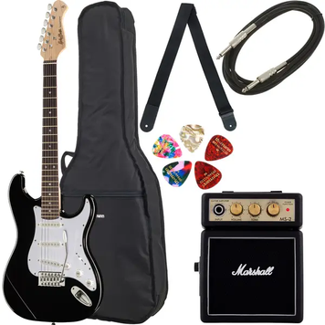 Електрогітара Harley Benton ST-20 BK Standard Serie Bundle 404243 фото