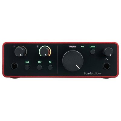 USB аудиоинтерфейс Focusrite Scarlett Solo 4th Gen 10603 фото