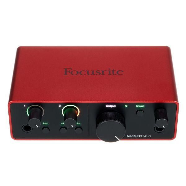 USB аудіоінтерфейс Focusrite Scarlett Solo 4th Gen 10603 фото