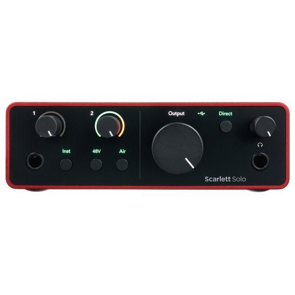 USB аудіоінтерфейс Focusrite Scarlett Solo 4th Gen 10603 фото