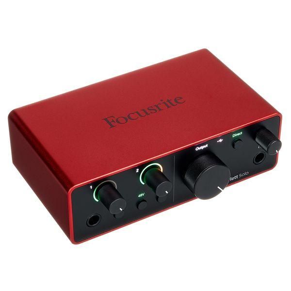 USB аудиоинтерфейс Focusrite Scarlett Solo 4th Gen 10603 фото