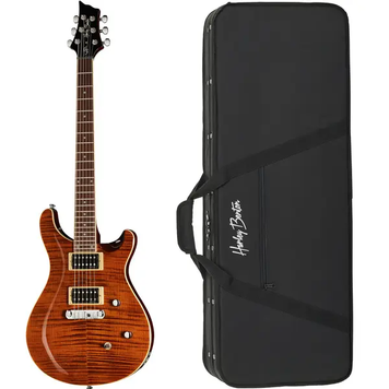 Електрогітара Harley Benton CST-24 Amber Stripes Bundle A53 фото
